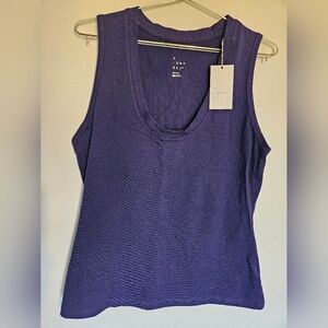 a new day Purple Tank Top